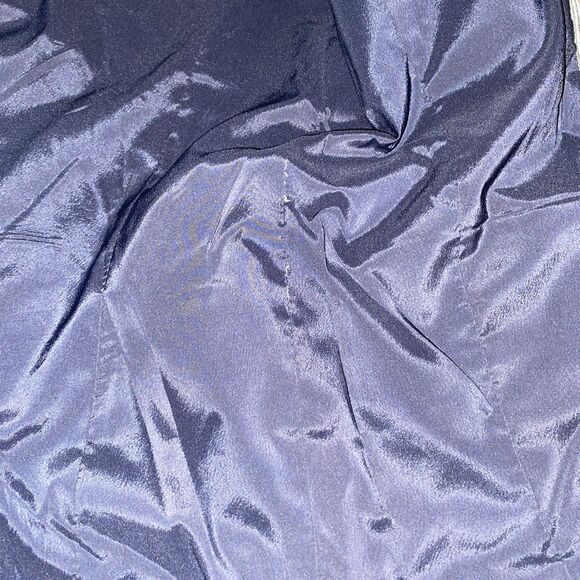 Banana Republic Blazer Jacket Women’s 4 Navy White Pinstripe Career Work 23” - Picture 9 of 16